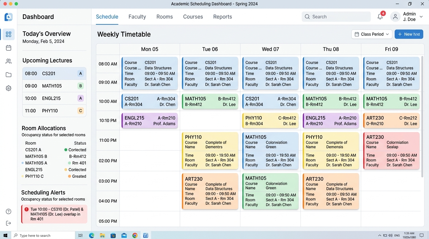 College Timetable Management System